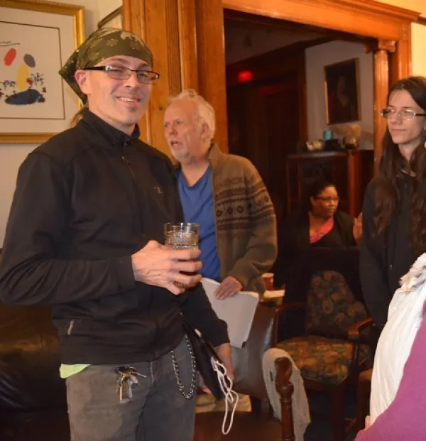 People standing and smiling