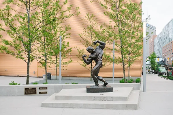 Statue of Arnold Schwarzenegger