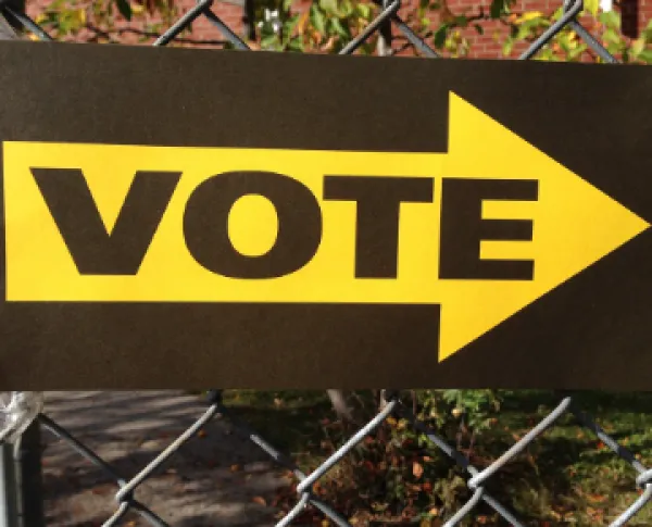 Vote sign