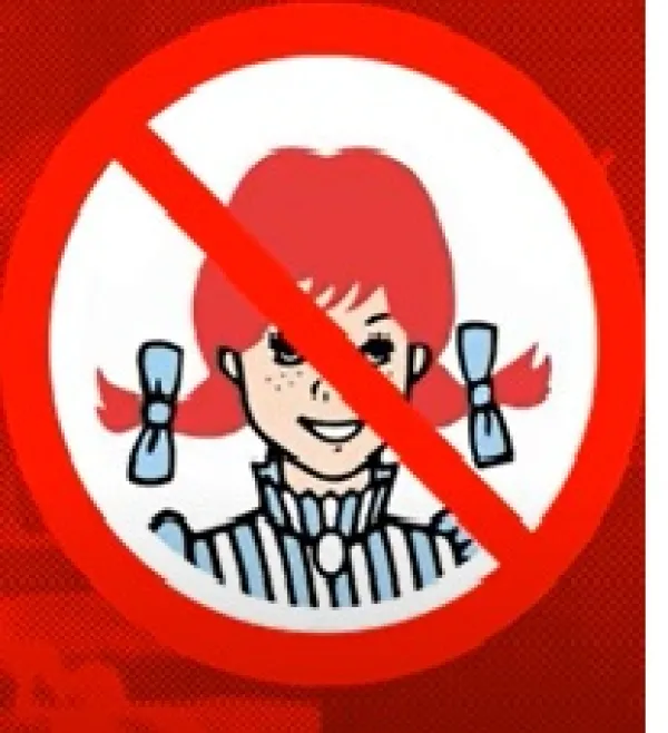 No sign on Wendys