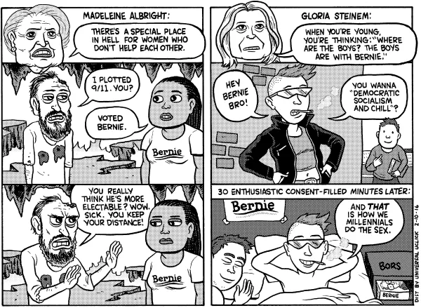 Bernie Sanders comic